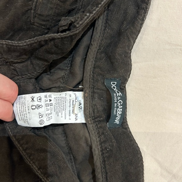 Dolce & Gabbana Corduroy Brown Skinny riding pants - Picture 2 of 11